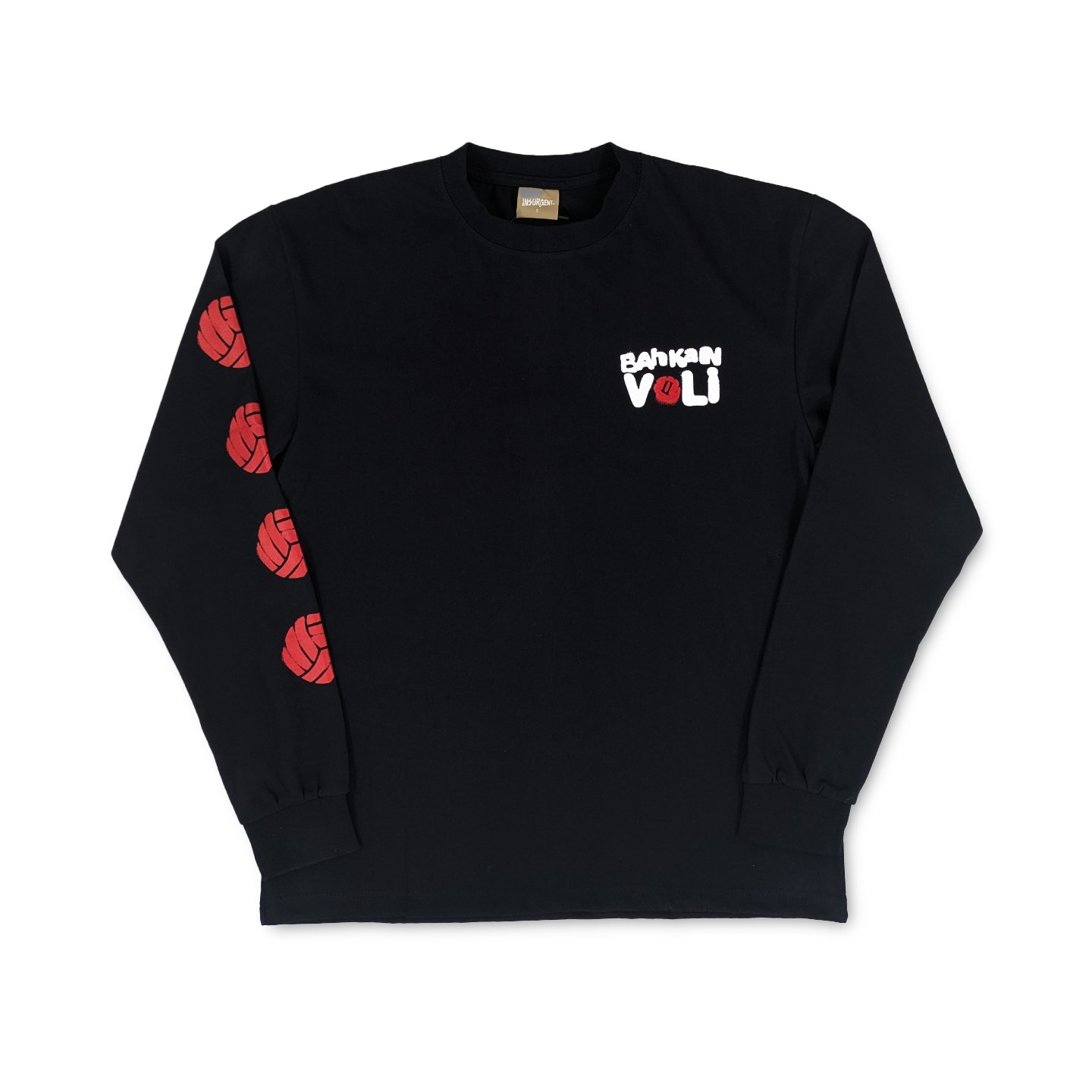 Vindes Store - Kaos - Vindes Sport x Insurgent Bahkan Voli Black - LS