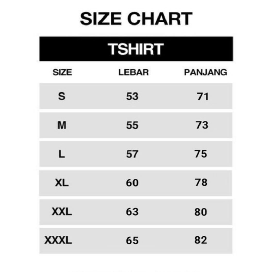 Size Chart Bernadya