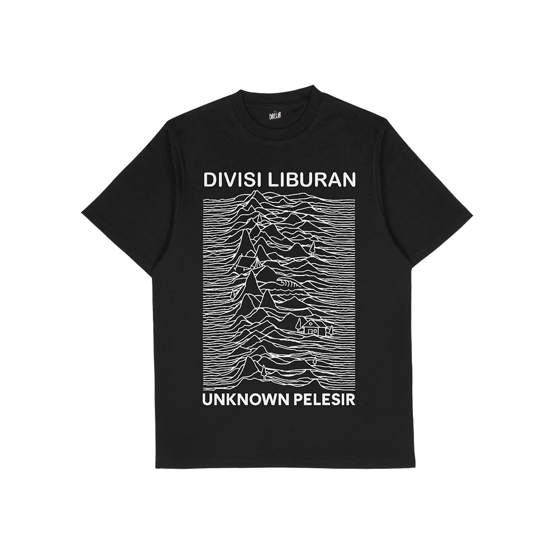Vindes Store - Kaos - Bervakansi Divisi Liburan Black (New Detail) - SS