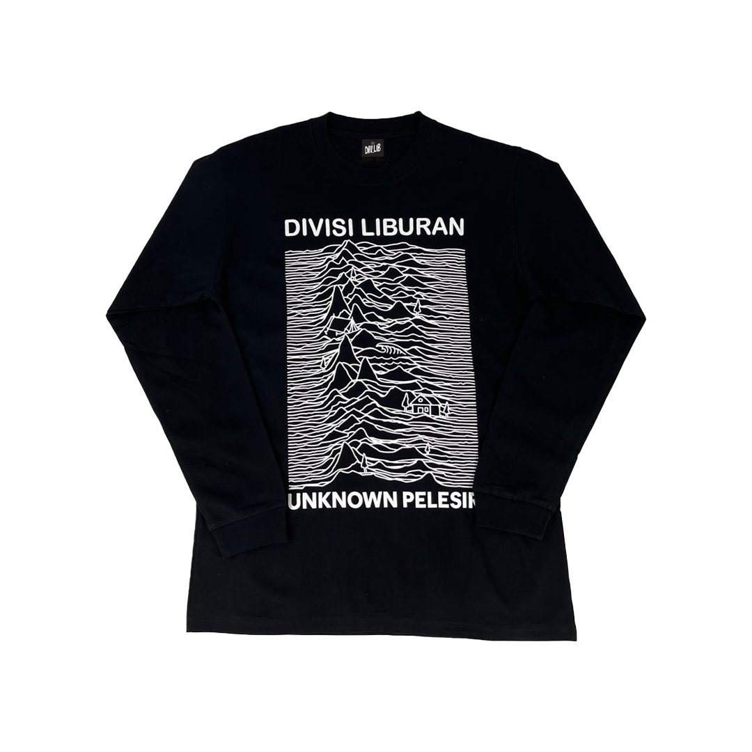 Vindes Store - Kaos - Bervakansi Divisi Liburan Black (New Detail) - LS